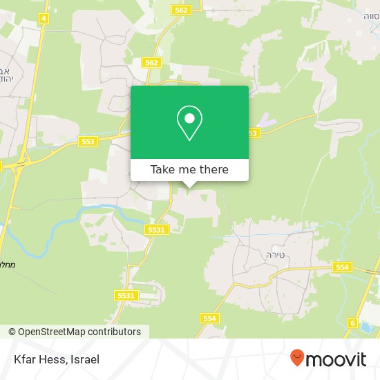 Kfar Hess map