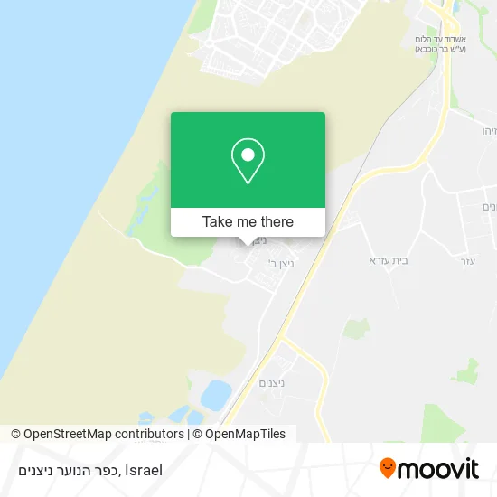 Карта כפר הנוער ניצנים