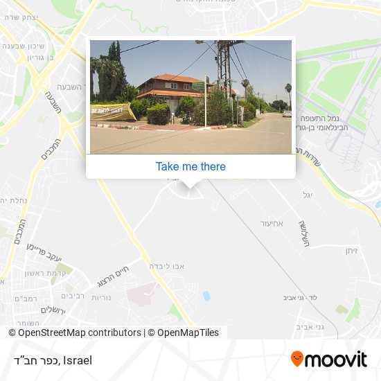 כפר חב’’ד map
