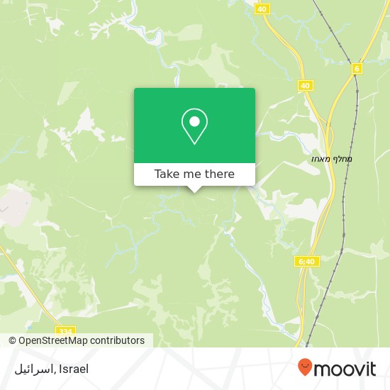 Карта اسرائیل