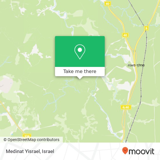 Medinat Yisrael map