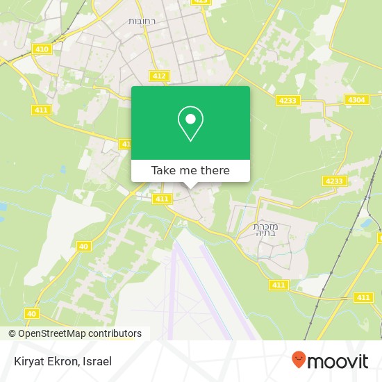 Kiryat Ekron map