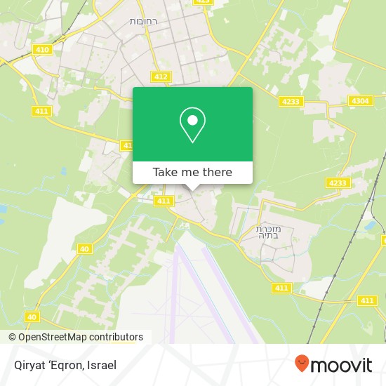 Qiryat ‘Eqron map