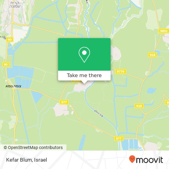 Карта Kefar Blum