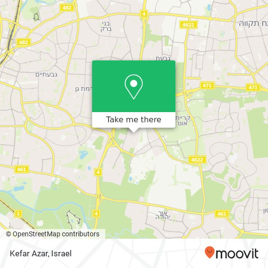 Карта Kefar Azar