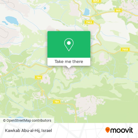Карта Kawkab Abu-al-Hij