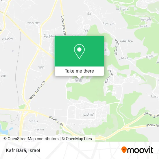 Карта Kafr Bārā