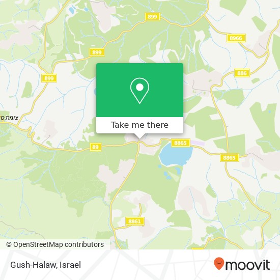 Gush-Halaw map
