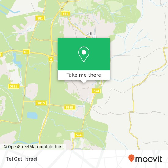 Карта Tel Gat