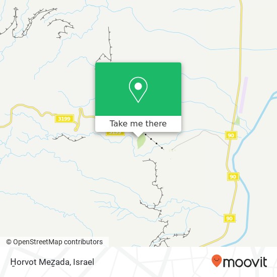 Карта H̱orvot Meẕada