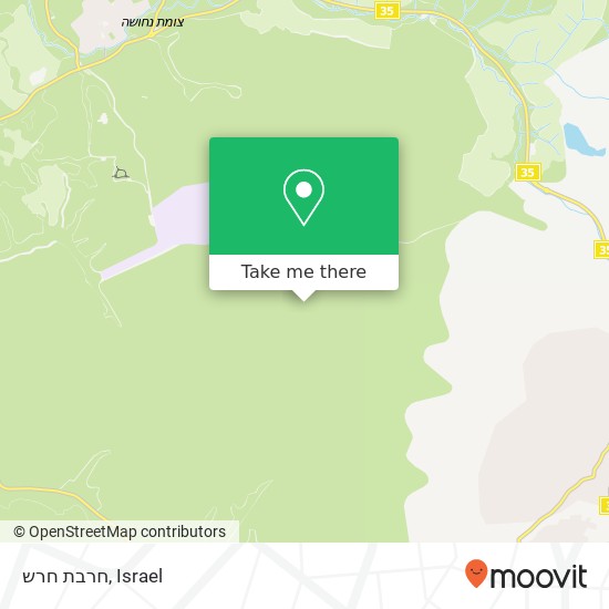 חרבת חרש map