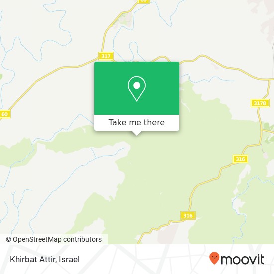Карта Khirbat Attir