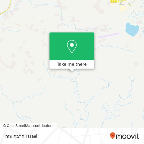 חרבת עזה map