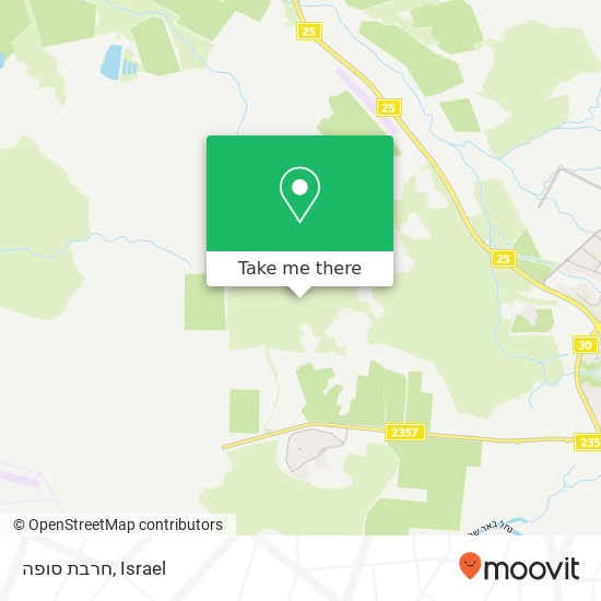 חרבת סופה map