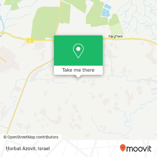 H̱orbat Azovit map