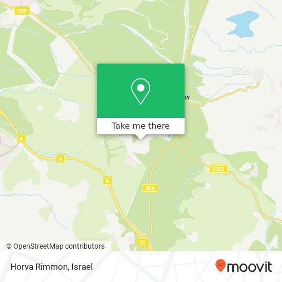 Horva Rimmon map