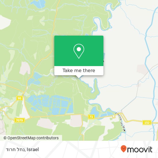 נחל חרוד map