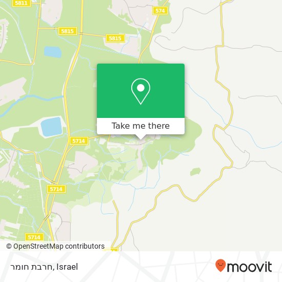 חרבת חומר map