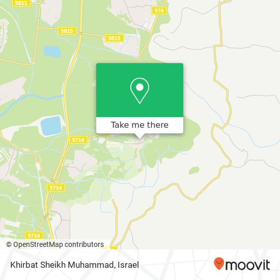 Khirbat Sheikh Muhammad map