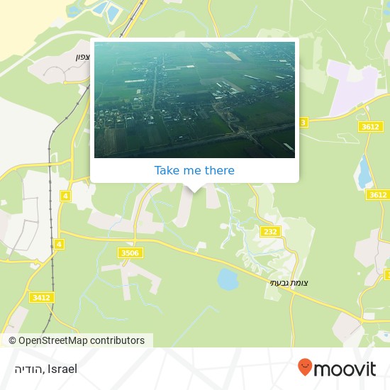 הודיה map