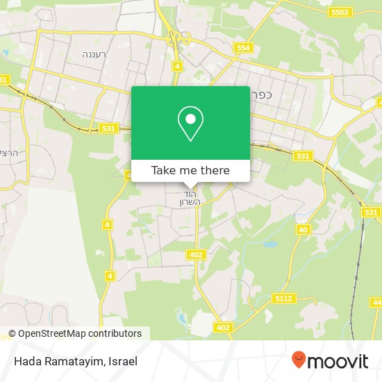 Hada Ramatayim map