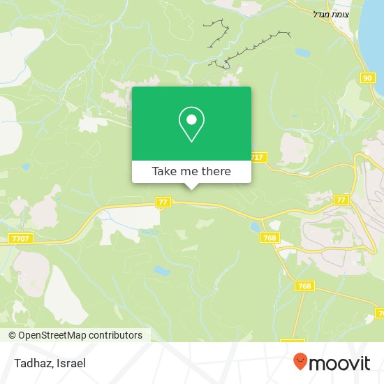 Tadhaz map