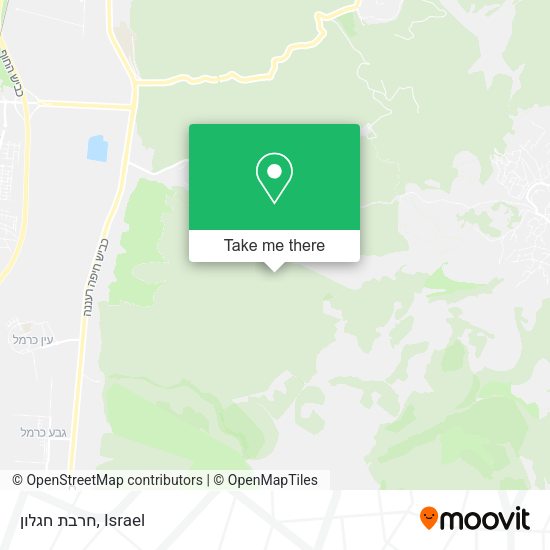 חרבת חגלון map