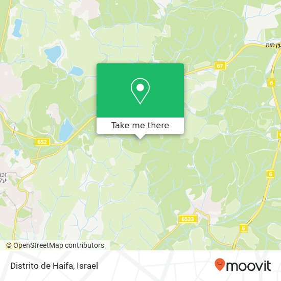 Distrito de Haifa map