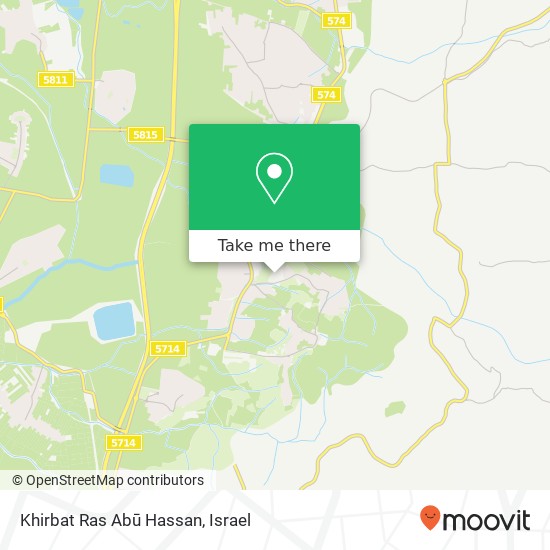 Карта Khirbat Ras Abū Hassan