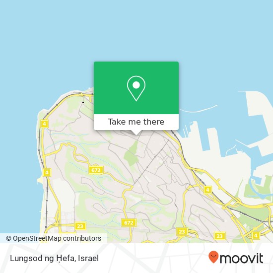 Lungsod ng Ḥefa map