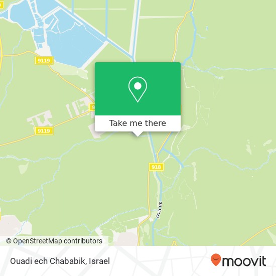 Ouadi ech Chababik map