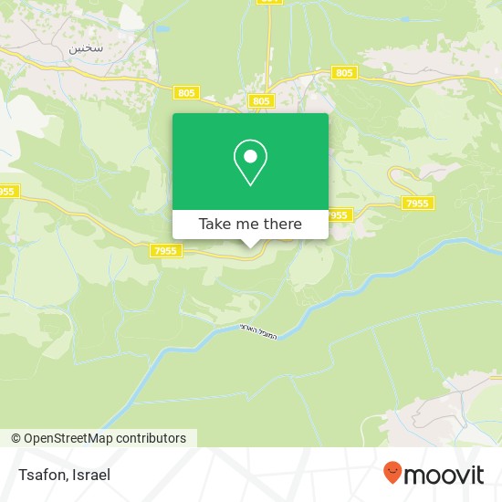 Tsafon map