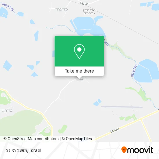 Карта מושב היוגב