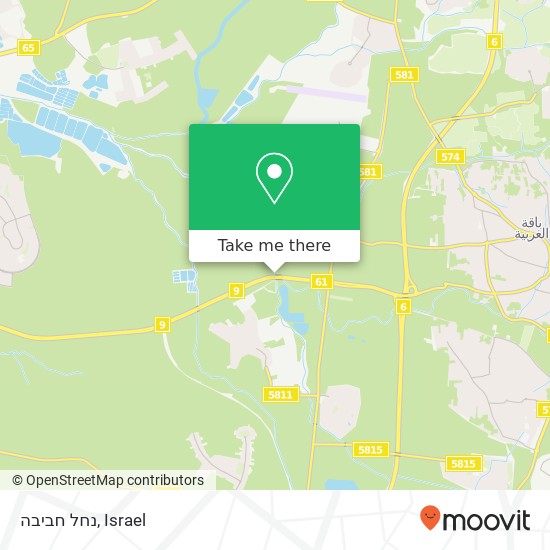 נחל חביבה map