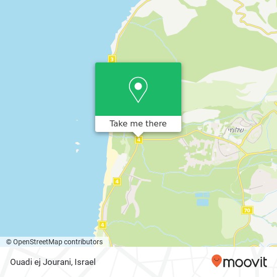 Ouadi ej Jourani map