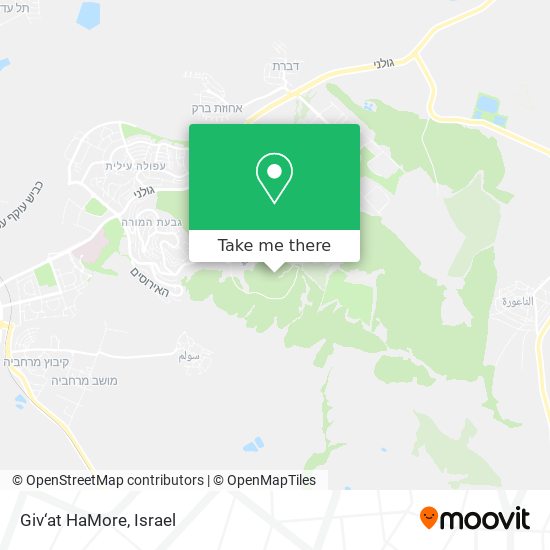 Giv‘at HaMore map
