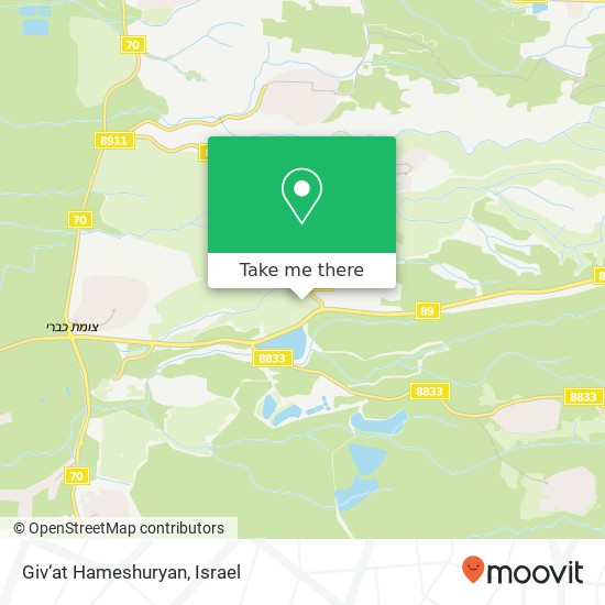 Giv‘at Hameshuryan map