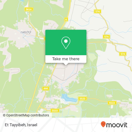 Карта Et Tayyibeh