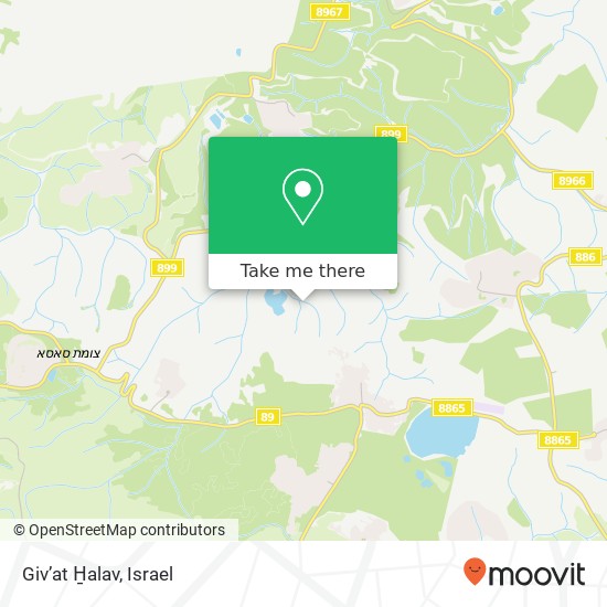 Giv’at H̱alav map