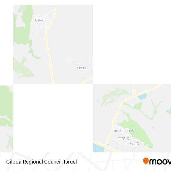 Карта Gilboa Regional Council