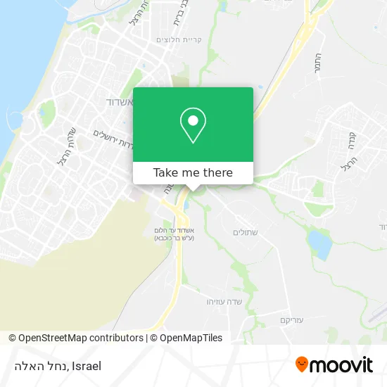 Карта נחל האלה