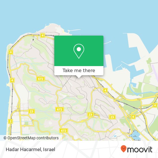Карта Hadar Hacarmel
