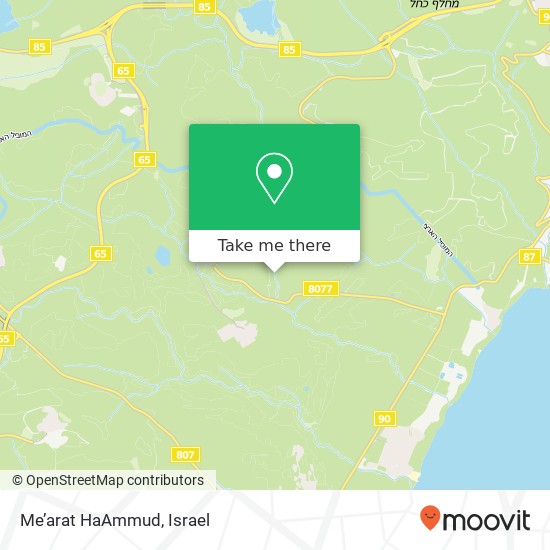 Карта Me’arat HaAmmud
