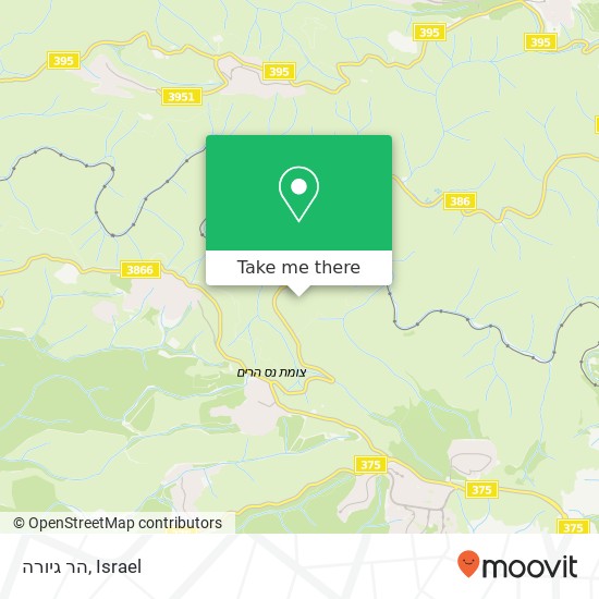 הר גיורה map