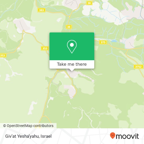 Giv’at Yesha’yahu map