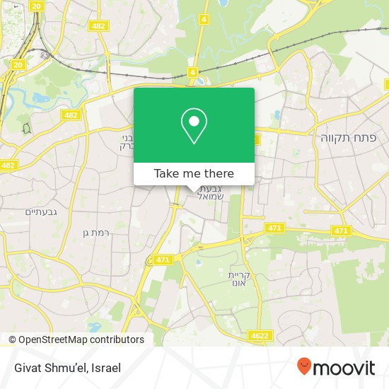 Givat Shmu’el map