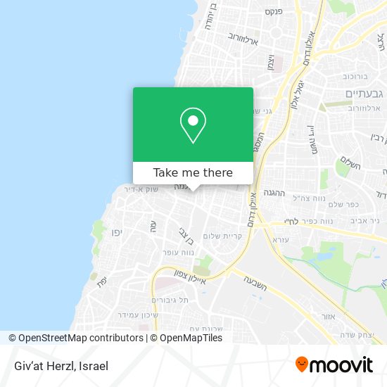 Карта Giv‘at Herzl