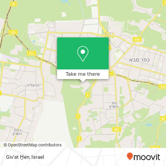 Giv‘at H̱en map