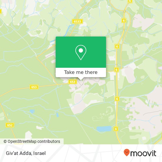 Giv‘at Adda map