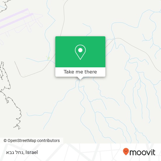 נחל גבא map